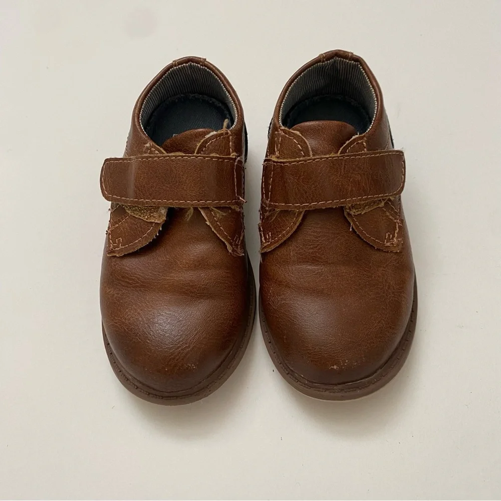Max & Jake Ollie Oxford Brown Dress Shoes - Size 6C